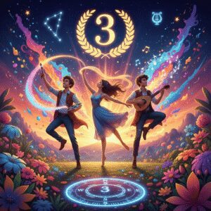 Destiny Number 3 mean in numerology?
Destiny Number 3 represents creativity, joy, and optimism. People with this number are natural communicators and bring happiness to others.
