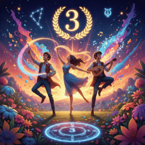 Destiny Number 3 mean in numerology?
Destiny Number 3 represents creativity, joy, and optimism. People with this number are natural communicators and bring happiness to others.